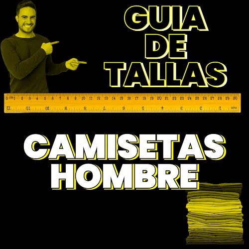 guia tallas camisetas hombre